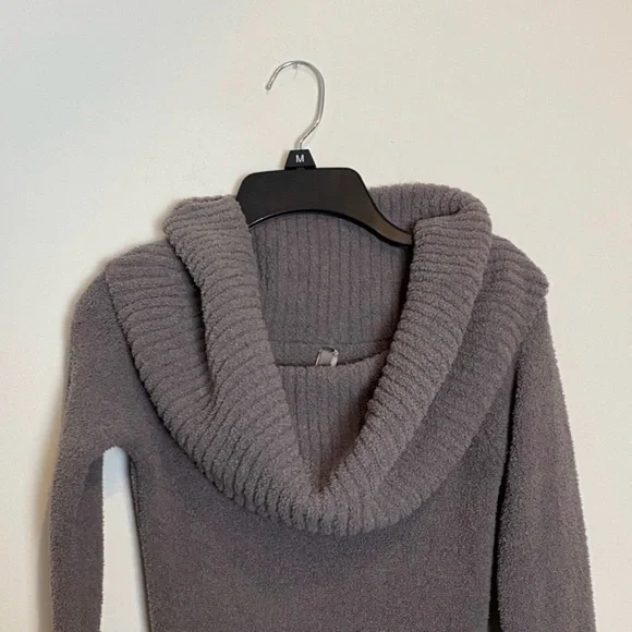 Skims NWT Cozy Knit Off The Shoulder Maxi Dress in Grey Chalk Size Medium - Picture 4 of 8